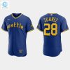 Score Big In Style Suarez 28 Mariners 2023 City Connect Jersey stylepulseusa 1