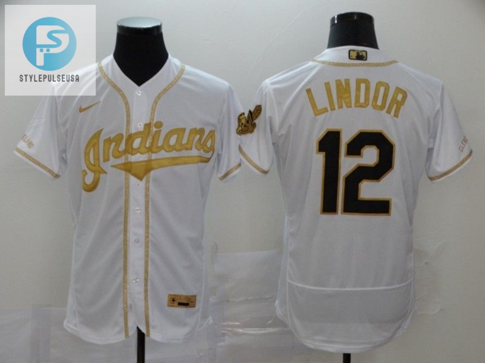 Snag Lindors 12 Jersey  Play Mlb In Style White 2020