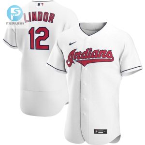 Snag Lindor Laughs Unique 12 2020 Mlb White Jersey stylepulseusa 1 1