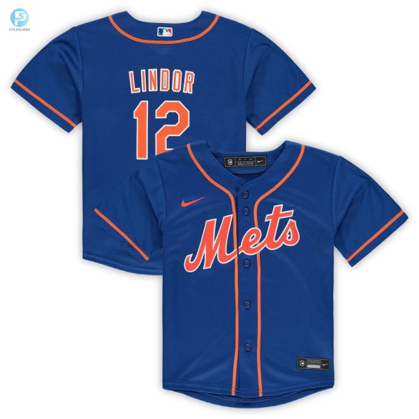 Deck Out Your Tiny Mvp In Lindors Royal Toddler Mets Jersey stylepulseusa 1