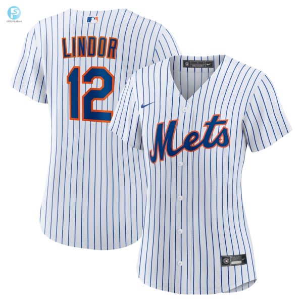 Hit A Style Home Run Lindor Mets Womens Jersey White Mlb stylepulseusa 1