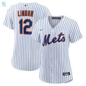 Hit A Style Home Run Lindor Mets Womens Jersey White Mlb stylepulseusa 1 1