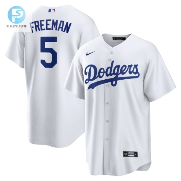 Get Freeman Fever Unique White 5 Dodgers Jersey For Men stylepulseusa 1