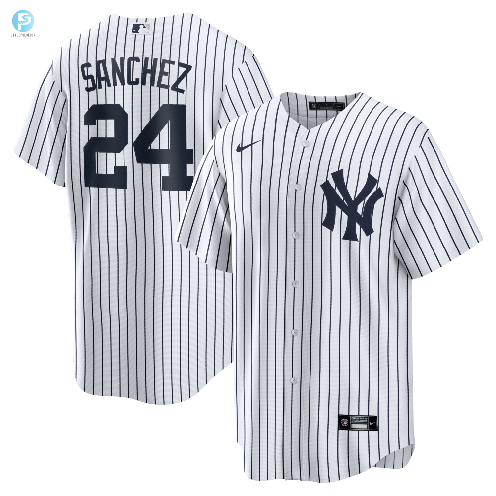 Rock Gary Sanchezs Jersey Yankees Fan Chic  Cheeky