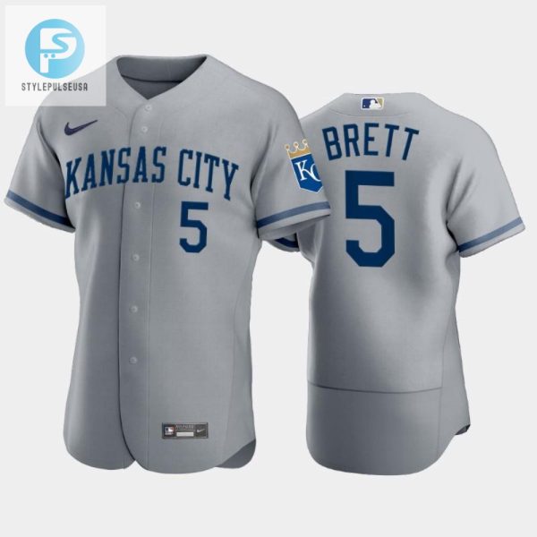 Get Bretty Rock The Royals Gray Jersey With Flair stylepulseusa 1