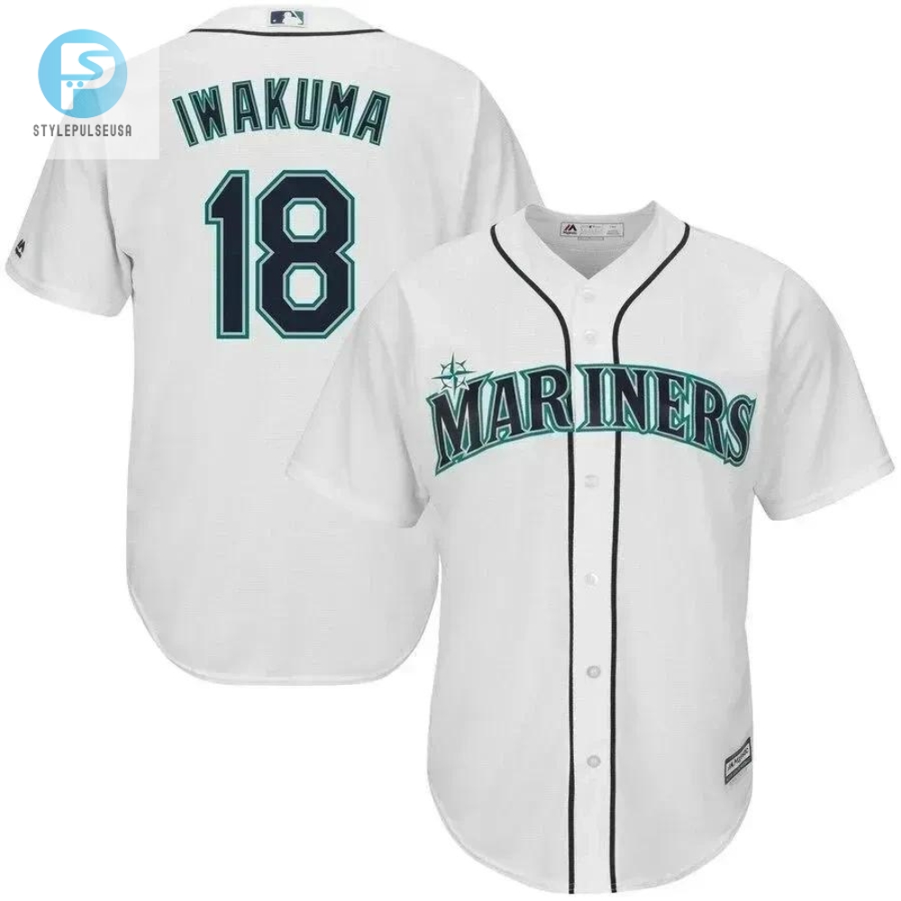 Get Cool With Iwakuma Jersey Mariners White Wonder