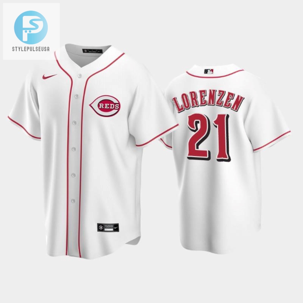 Snag A Home Run Michael Lorenzen White Jersey  Hilariously Cool