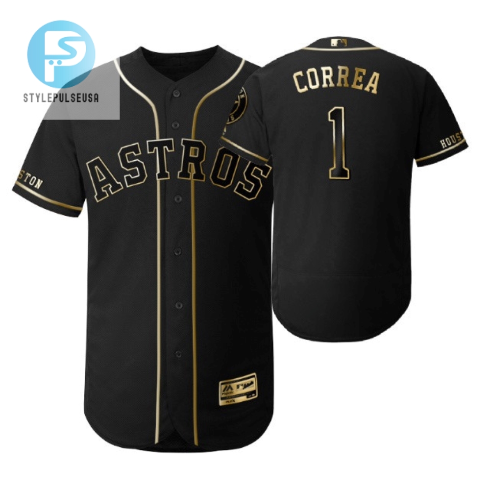 Get Correas 1 Black Jersey  Perfect Gift For Astros Fans