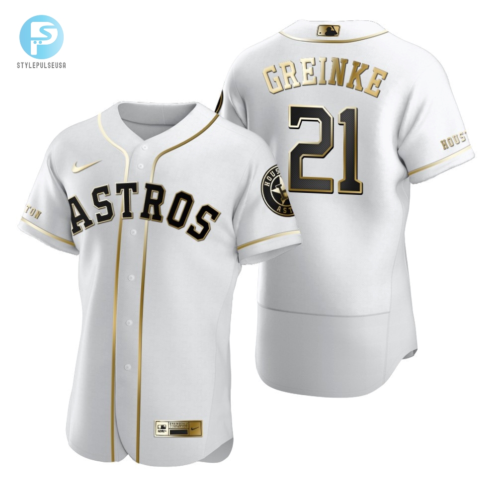 Pitchperfect Gift Greinkes Golden Jersey For Astros Fans