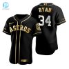 Strike Gold Not Out Hilarious Astros 34 Black Jersey stylepulseusa 1