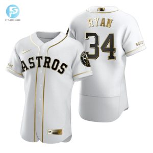 Get Striking Nolan Ryan Astros Gold Jersey Fans Wild Dream stylepulseusa 1 1