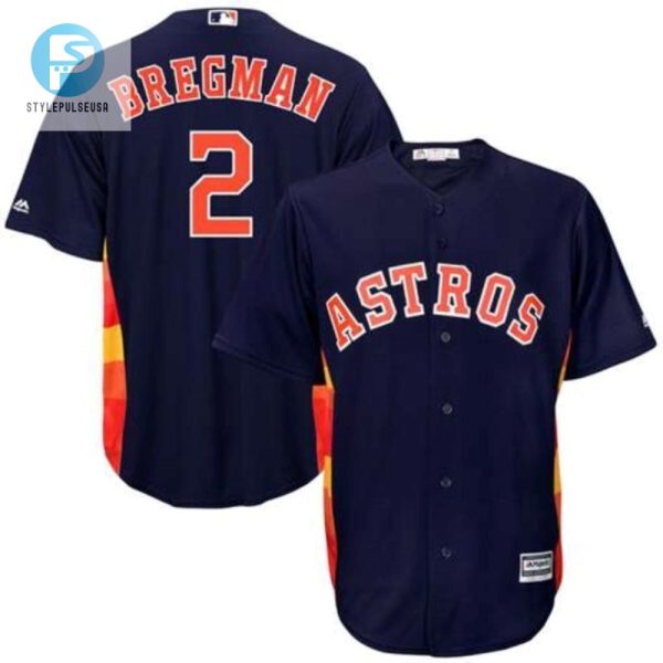 Hit Homers With Humor Bregman 2 Astros Dark Blue Jersey stylepulseusa 1 1