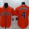 Hit A Homer With A Springer 4 20 Astros Jersey Orange Laughs stylepulseusa 1