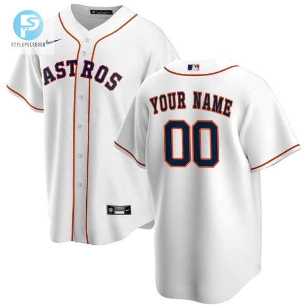 Hit A Home Run In Style Custom Astros Jersey White stylepulseusa 1