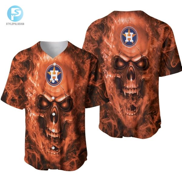 Swinging Skulls Astros Fan Jersey Spooky Style stylepulseusa 1 1