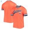 Rock Retro Astros Funny Vneck Jersey Orangenavy stylepulseusa 1