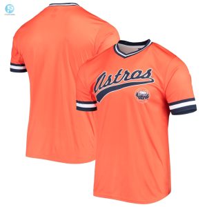 Rock Retro Astros Funny Vneck Jersey Orangenavy stylepulseusa 1 1