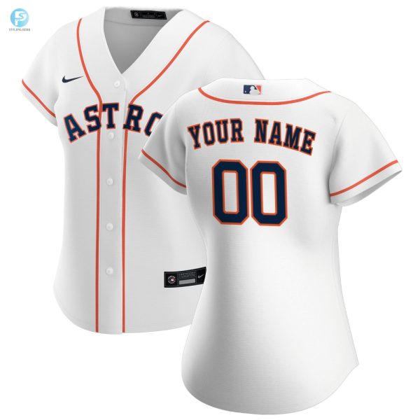 Rock The Stros Look Custom Womens Jersey White Wild stylepulseusa 1