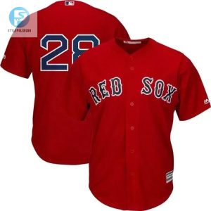 Rock Scarlet Sox J.D. Martinezs Cool Base Jersey stylepulseusa 1 1