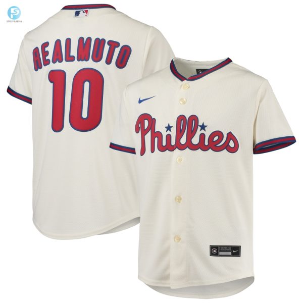 Catch That Cream Dream J.T. Realmuto Phillies Jersey stylepulseusa 1