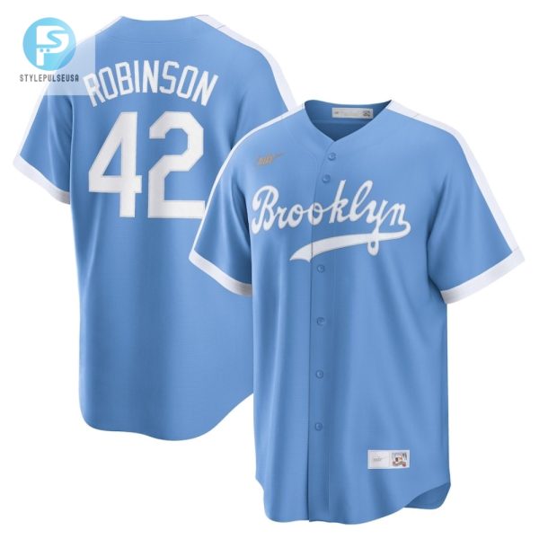 Steal Home In Style Jackie Robinson 42 Blue Jersey stylepulseusa 1 1