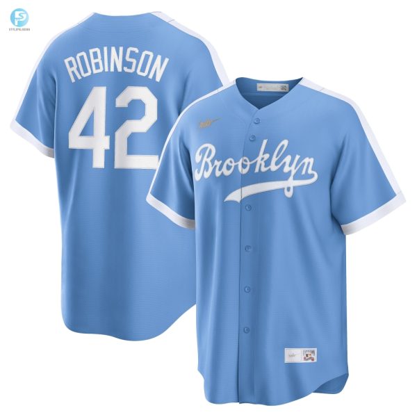 Get Your Allstar On Jackie Robinson Light Blue Jersey Wow stylepulseusa 1