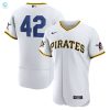 Get On Base Jackie Robinson Pirates Jersey White Mlb Fun stylepulseusa 1