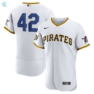 Get On Base Jackie Robinson Pirates Jersey White Mlb Fun stylepulseusa 1 1