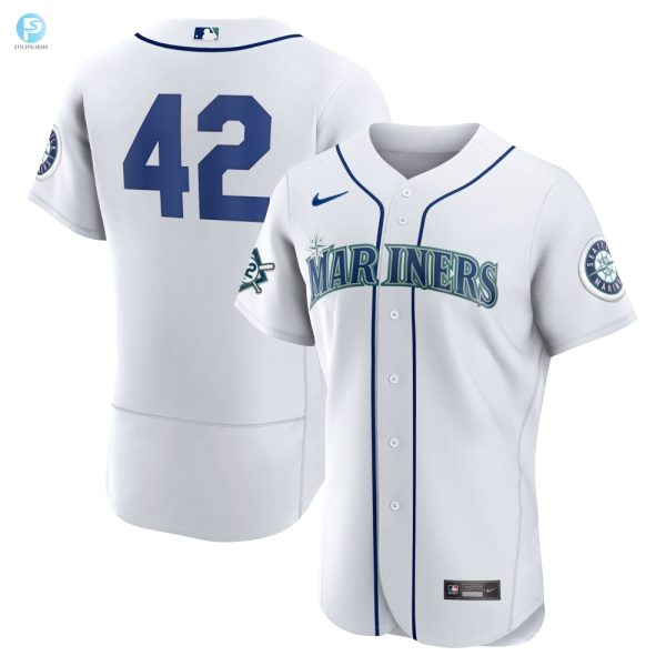 Steal Home In Style Jackie Robinson Mariners Jersey White stylepulseusa 1