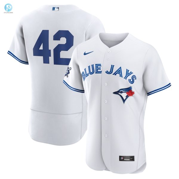 Hit A Style Home Run Jackie Robinson Jays Jersey White stylepulseusa 1