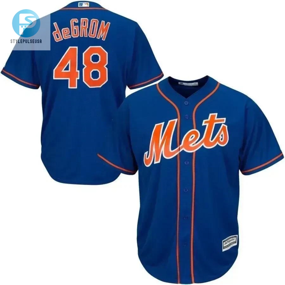 Get Degrominated Mets Royal Jersey  Cool  Comfy