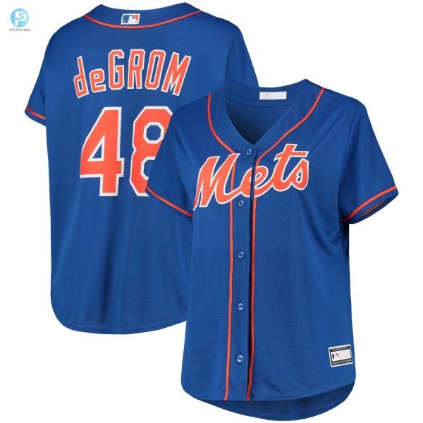 Rock Jacob Degrom Royalty Plus Size Mets Jersey For Queens stylepulseusa 1 1