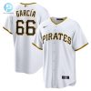 Rock The Field Jarlin Garcia 66 Pirates Jersey White stylepulseusa 1