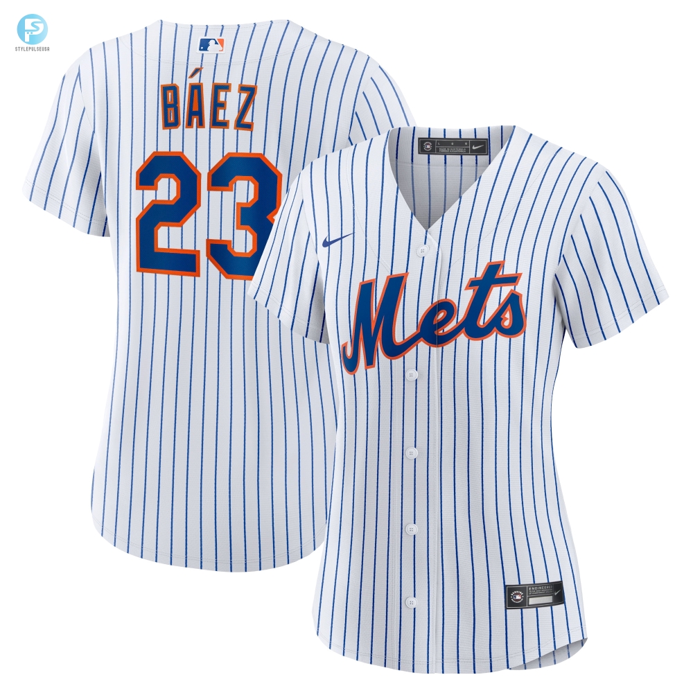 Score Big Womens Javier Baez Mets Jersey  Home Run Chic