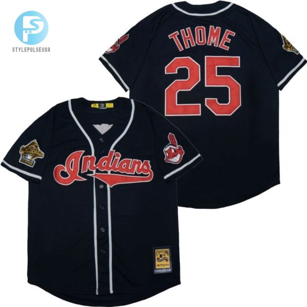 Score Big Laughs Jim Thome 25 2020 Black Jersey Sale stylepulseusa 1