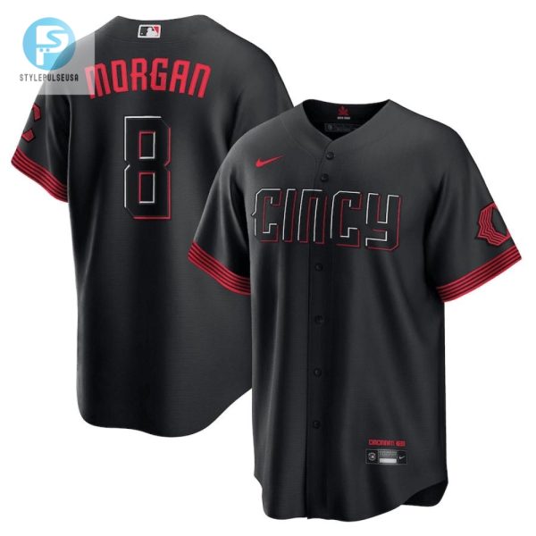 Get Morgnized Joe Morgan 2023 City Connect Jersey Black stylepulseusa 1