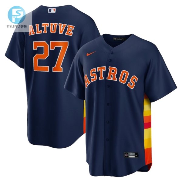 Get Your Altuve Groove Hilarious Astros Navy Jersey stylepulseusa 1