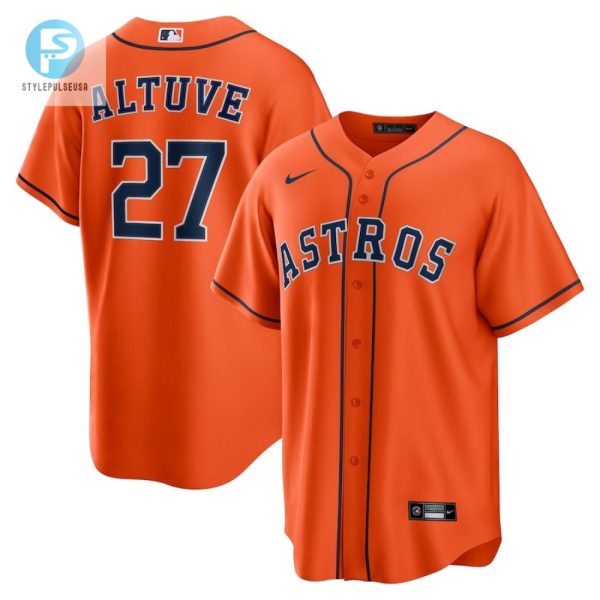 Get Your Altuve Swagger Astros Jersey That Pops Orange stylepulseusa 1