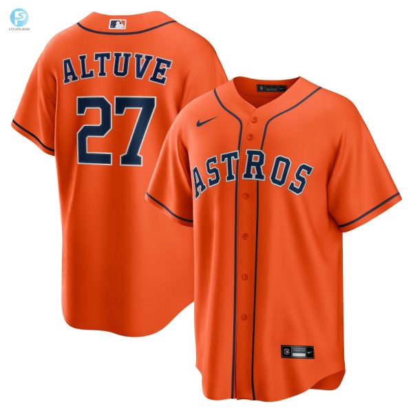 Hit A Homer In Style With Altuves Orange Astros Jersey stylepulseusa 1