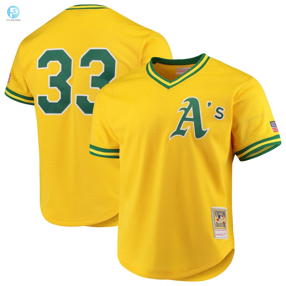 Score Big In Gold Retro Jose Canseco Jersey  As Fans Rejoice