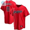 Hit A Homer With Jose Ramirezs 2020 Mlb Red Jersey stylepulseusa 1