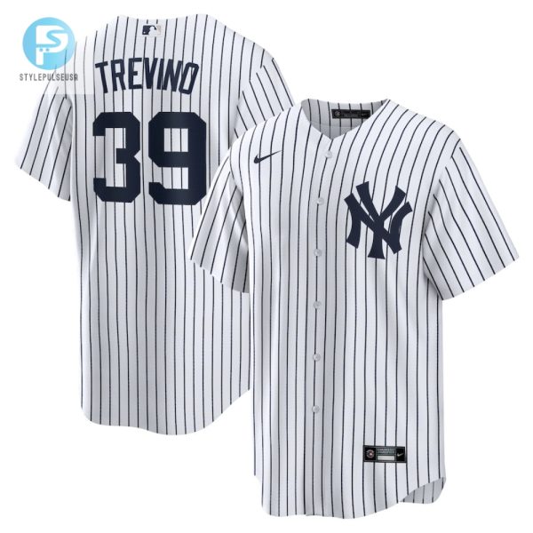 Rock Trevinos 39 Yankees Jersey Home Run Humor In White stylepulseusa 1