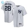 Snag A White Donaldson 28 Yankees Jersey Hitters Style stylepulseusa 1