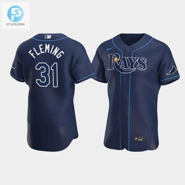 Get Laughs Cheers Josh Fleming Rays Jersey Navy Edition stylepulseusa 1