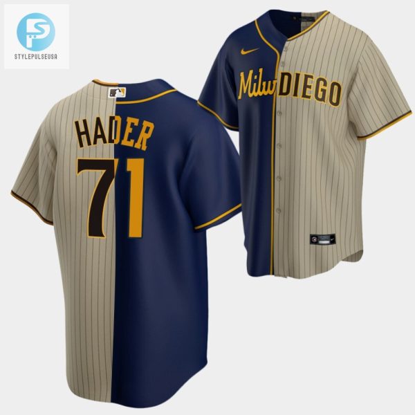 Score With Hader Brewerspadres Witty Split Jersey 71 stylepulseusa 1