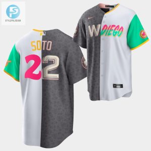 Juan Soto 202223 City Connect Nationals X Padres Gray White 22 Split Edition Jersey stylepulseusa 1 1