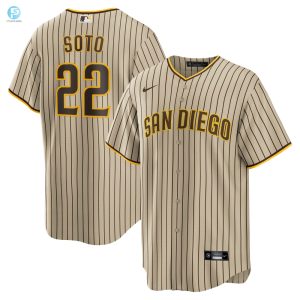 Juan Soto San Diego Padres Alternate Replica Player Jersey Tanbrown Mlb stylepulseusa 1 1