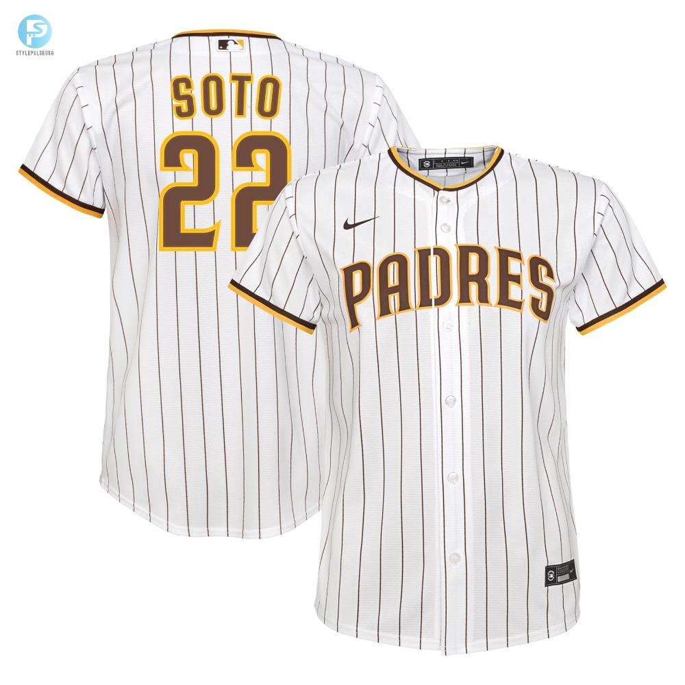 Juan Soto San Diego Padres Home Replica Player Jersey  White Mlb 