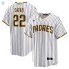 Juan Soto San Diego Padres Home Replica Player Jersey Whitebrown Mlb stylepulseusa 1