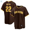 Juan Soto San Diego Padres Road Replica Player Jersey Brown Mlb stylepulseusa 1 2